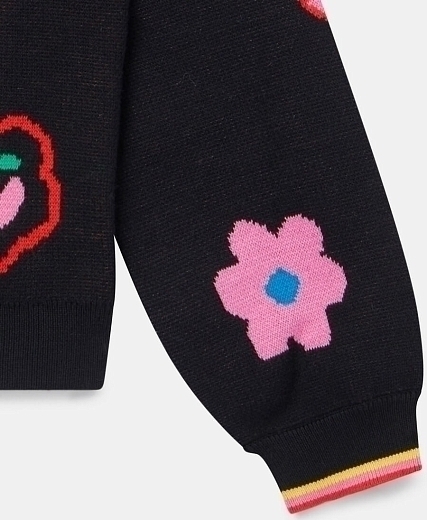 Кардиган Shapes Knit Intarsia от бренда Stella McCartney kids