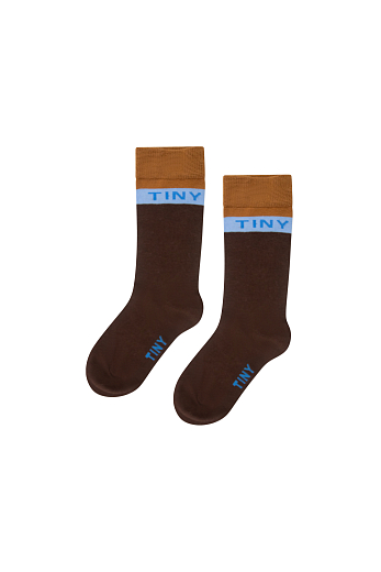 Носки Brown Colour Block Medium от бренда Tinycottons