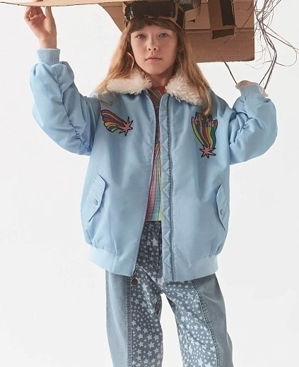 Джинсы Star Pattern Chaps от бренда Stella McCartney kids