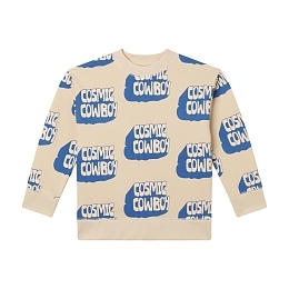 Свитшот Milk Cosmic Cowboy Print от бренда Stella McCartney kids