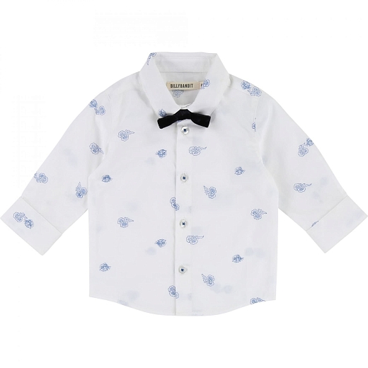 Рубашка белая с бабочкой от бренда Billybandit