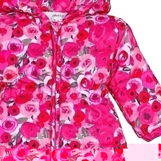 Зимний комбинезон с цветочным принтом от бренда Aletta