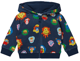 Толстовка Monkey Family от бренда Stella McCartney kids