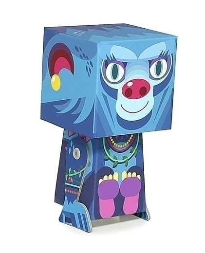 Игрушка из картона Шимпанзе Лоретта от бренда Kroom