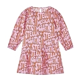 Платье Pink Stella Print от бренда Stella McCartney kids