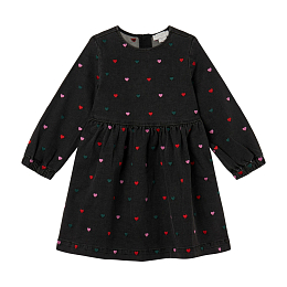 Платье джинсовое с цветными сердечками от бренда Stella McCartney kids