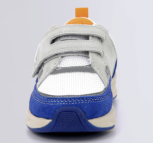 Кроссовки KIKUSTOM WHITE BLUE ORANGE от бренда KicKers