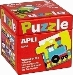 Мини-пазлы «Транспорт» 24 детали от бренда Apli Kids