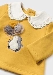 Блузка с пингвином и блумеры-юбочка от бренда Mayoral