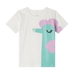 Футболка Seahorse Motif от бренда Stella McCartney kids Молочный