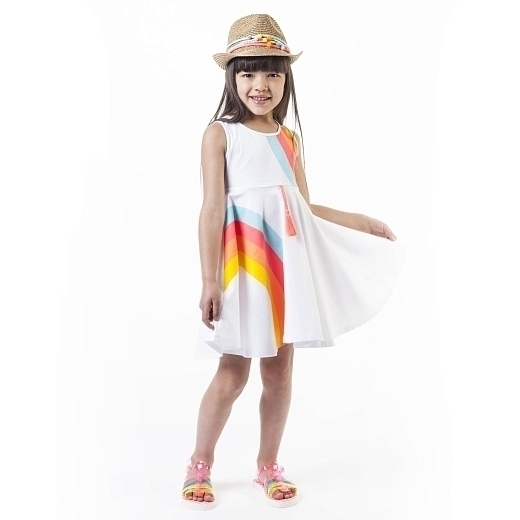 Платье с элементами радуги от бренда Billieblush