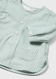 Рубашка клетчатая с шортами от бренда Mayoral