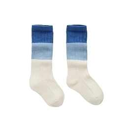 Носки в белую, голубую и синюю полоску от бренда Sproet & Sprout