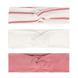 3 повязки в розового и белых цветов от бренда Mayoral