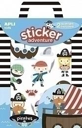 Многоразовые наклейки "Пираты" от бренда Apli Kids