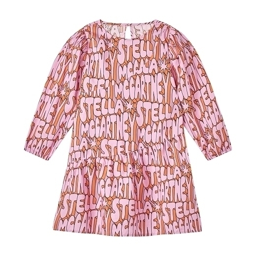 Платье Pink Stella Print от бренда Stella McCartney kids