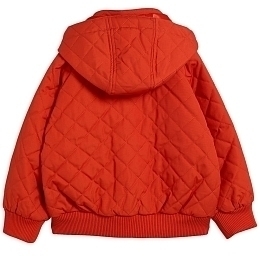 Стеганая куртка красного цвета от бренда Mini Rodini