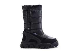 Ботинки-дутики цвета черный-балтико от бренда Jog dog
