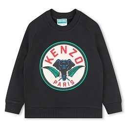 Свитшот с эмблемой "Elephant" от бренда Kenzo