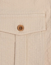 Шорты бежевого цвета с объемными карманами от бренда Aletta
