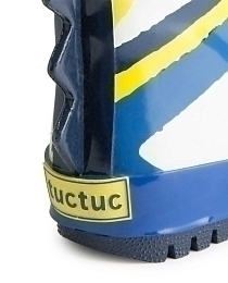 Сапоги желто-синего цвета от бренда Tuc Tuc