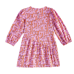 Платье Pink Stella Print от бренда Stella McCartney kids