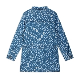 Платье Star Pattern Denim от бренда Stella McCartney kids