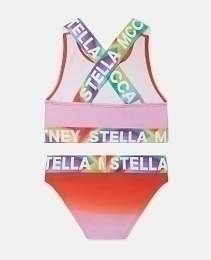 Бикини Logo Tape Ombre от бренда Stella McCartney kids