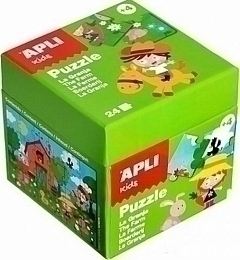 Мини-пазл «Ферма» 24 детали от бренда Apli Kids
