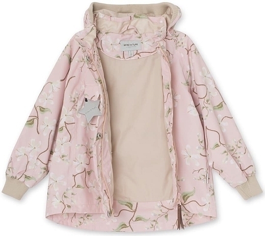 Куртка Wai Fleece Print lotus от бренда Mini A Ture