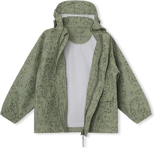 Куртка-дождевик Julien oil green от бренда Mini A Ture