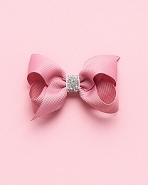 Бантик на ободке JASMIN MINI SHINE pink от бренда Skazkalovers