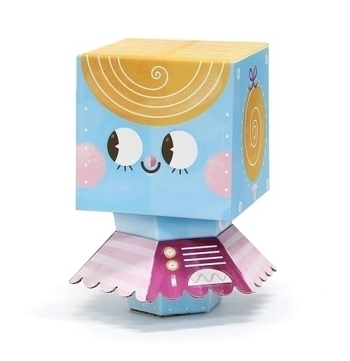 Игрушка из картона Робот балерина  от бренда Kroom
