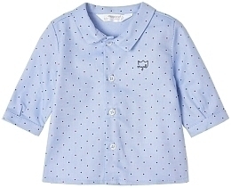 Рубашка в разноцветную точку от бренда Mayoral