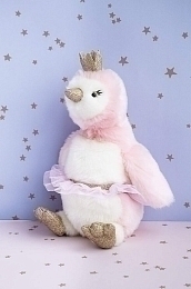 Мягкая игрушка Розовый пингвин с блестками от бренда Histoire d'Ours