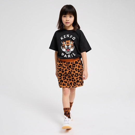 Юбка Teddy leopard от бренда Kenzo