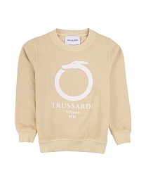 Свитшот бежевого цвета от бренда Trussardi