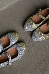 Туфли Bebe Glitter 2.0 Silver-Gold от бренда Age of Innocence