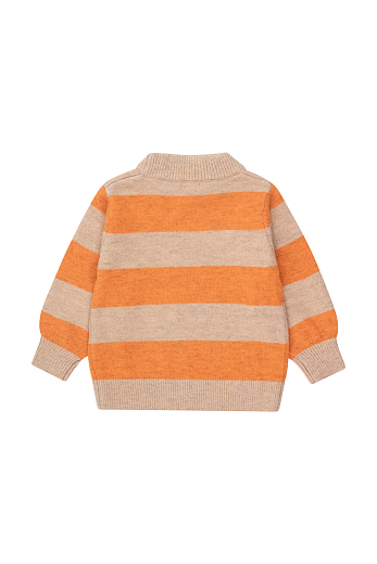 Джемпер Stripes Beige Orange от бренда Tinycottons