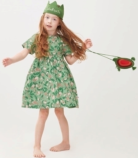 Платье Green Flowers от бренда Oeuf
