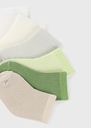 Носки в рубчик зеленые 6 шт от бренда Mayoral