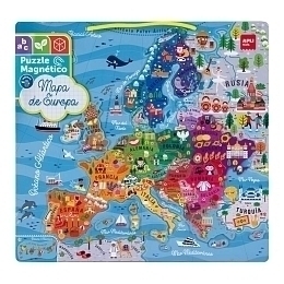 Карта Европы с магнитами от бренда Apli Kids