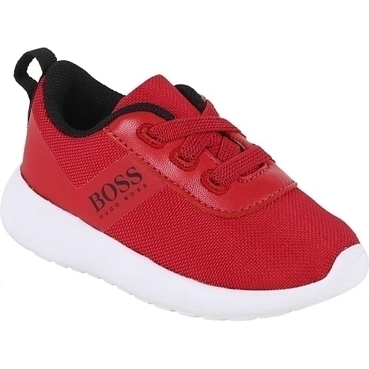 Кроссовки красного цвета от бренда Hugo Boss