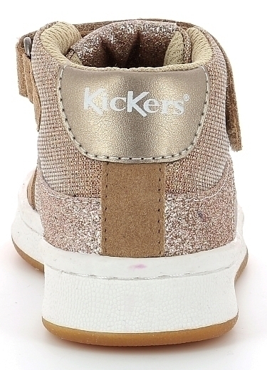 Кеды HIGH SNEAKERS BEIGE GLITTER от бренда KicKers