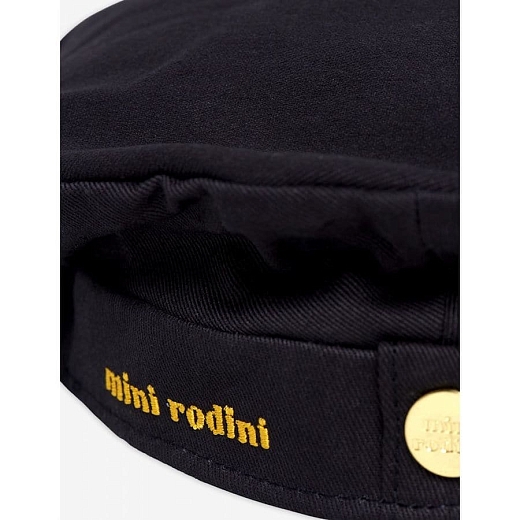 Кепка с контрастной деталью от бренда Mini Rodini