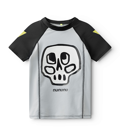 Футболка SILOU SKULL LUNAR GREY от бренда NuNuNu