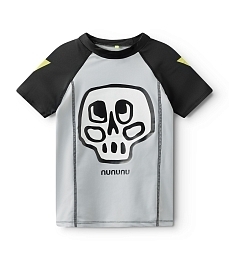 Футболка SILOU SKULL LUNAR GREY от бренда NuNuNu