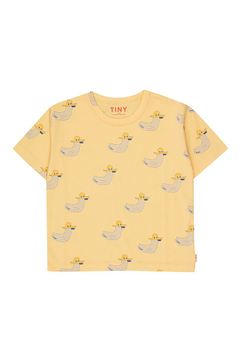 Футболка DUCKS от бренда Tinycottons Желтый