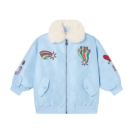 Бомбер Blue Stella Graphic от бренда Stella McCartney kids