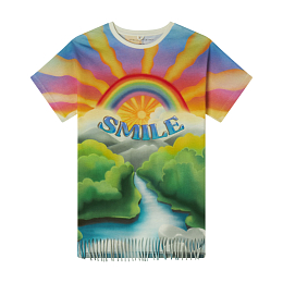 Платье Smile Print от бренда Stella McCartney kids